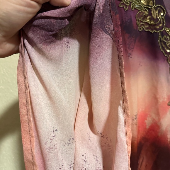 Soft Surroundings Beaded Bohemian Kimono/Caftan Size Large/XL‎ - Picture 6 of 9